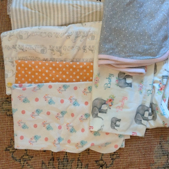 10 baby blankets bundle - Picture 2 of 4